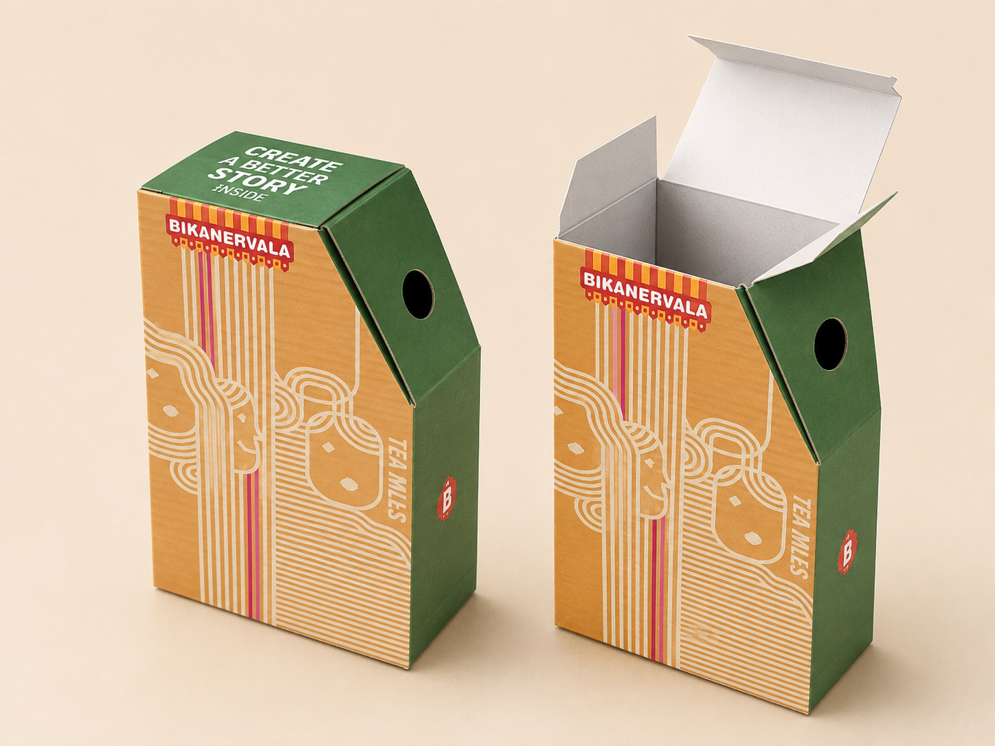 Tetra pack puter box